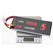 URUAV 7.4V 5000mAh 100C 2S Lipo Battery XT60 Plug for RC Drone Quadcopter