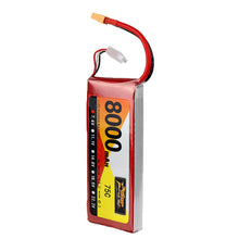 ZOP Power 7.4V 8000mAh 75C 2S Lipo Battery XT60 Plug for RC Airplane Car