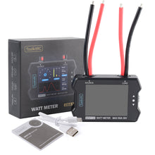 ToolkitRC WM150 150A 50V Watt Meter Power Analyzer LCD Display Power Voltage Current Tester PWM Output
