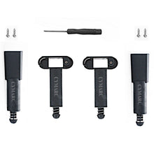 Spring Shock Absorbing Heightened Landing Gear Skid Extension Support Kit Propeller Props Blade Set for Hubsan H117S ZINO PRO RC Drone Quadcopter