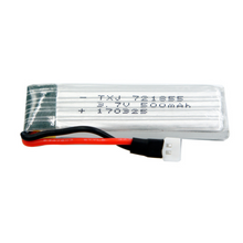 3.7V 500mAh 25C High Rate Discharge Polymer Lipo Battery With White Plug For Wltoys V966/V977/V930/Q282 BAYANGTOYS X20/H37 RC Drones