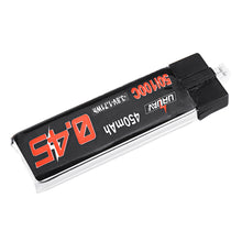 5Pcs URUAV 3.8V 450mAh 50/100C 1S HV 4.35V Lipo Battery PH2.0 for Happymodel Snapper7 Emax Tinyhawk