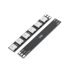 4 PCS WS2812 LED Strip Light 2-6S 7 Color Switchable with LED Controller Board for RC Drone