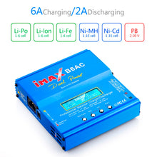 iMAX B6AC 80W 6A Dual Balance Charger Discharger With XT60 T Plug Parallel Charging Power Adapter Board