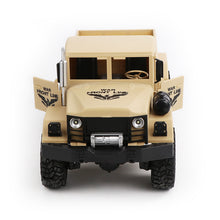 JJRC Q62 1/16 2.4G 4WD Off-Road Military Truck Crawler Transporter RC Car RTR