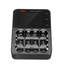 ISDT C4 8A Touch Screen Smart Battery Charger With USB Output For 18650 26650 AA AAA Battery