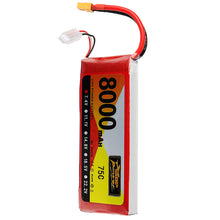 ZOP Power 7.4V 8000mAh 75C 2S Lipo Battery XT60 Plug for RC Airplane Car