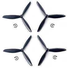 4Pcs Updated Self-propelled Triangle 3-blade Propeller Props for MJX B2C B2W RC Drone
