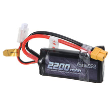 GENSACE ACE 2200mAh 50C 7.4V 2S1P Lipo Battery XT60/T Plug For All Trx4 1/16 VXL Vehicle Models 19*34*86mm