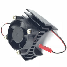 Aluminum Alloy 540/550 Motor Heatsink Radiator With Fan JST Connector for 1/8 1/10 Rc Car Parts 