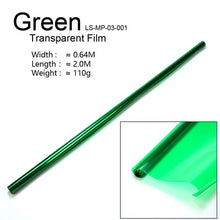 URUAV 2M Heat Shrink Covering Film Green / Red / Blue / Gold / Transparent For Balsa Wood RC Airplane