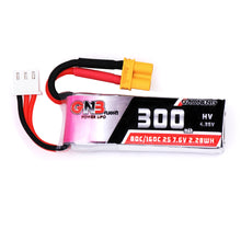 Gaoneng 7.6V 300mAh 80C/160C 2S HV 4.35V XT30 Lipo Battery for BETAFPV Whoop Quadcopter