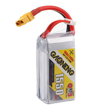 Gaoneng GNB 11.1V 1550mAh 100C 3S Lipo Battery XT60 Plug for GEPRC CineRun HD3 3 Inch FPV Racing Drone