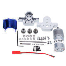 Metal Transfer Case Box+370 Motor Set for WPL B16 B24 B36 C24 JJRC Q65 1/16 Rc Car Parts