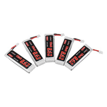 5Pcs URUAV 3.8V 620mAh 40C/80C 1S HV 4.35V Lipo Battery PH2.0 Plug for FPV RC Drone