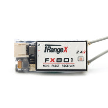 iRangeX FX801 FASST S.BUS CPPM Dual Antenna Compatible Mini Receiver for Futaba