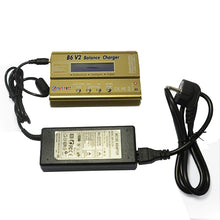 HTRC B6 V2 80W 6A Digital Battery Balance Charger Discharger With Power Supply 