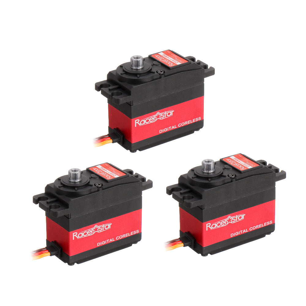 3PCS Racerstar DS6114MG 120° 13.83KG Coreless Digital Servo For KDS 700/600-650 Class Swashplate RC Helicopter RC Airplane Car