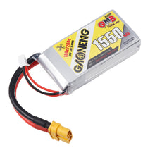Gaoneng GNB 7.4V 1550mAh 100C 2S Lipo Battery XT60 Plug for FPV Racing Drone