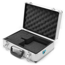 Silver Aluminum Transmitter Box Carrying Case 35cmx23cmx12cm