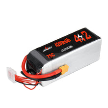 URUAV 22.2V 4200mAh 75C 6S Lipo Battery XT60 Plug for RC Racing Drone Helicopter Airplane Car
