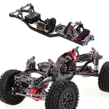 Metal RC Car Frame With Gear Box 55T Motor For 1/10 Axial Scx RC Car Vehicle Models Parts