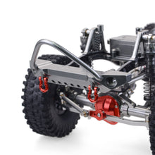 SCX10 1/10 4WD CNC All Metal Carbon Fiber RC Car Frame+540 Motor+60A Waterproof ESC+M1500 Servo Straight Bridge Version