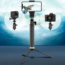 Multifunctional bluetooth Control Aluminum Alloy Extension Rod With Tripod Gimbal Stabilizer For GoPro Action Camera Gopro Mobile Phone