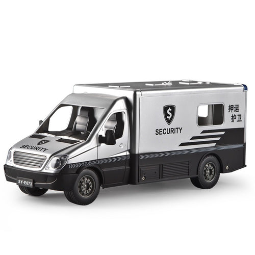 Double E E673-001 RC Car Toy Truck Control 2.4G Refill Escort Guard Sound Headlight Radio Control Truck Vehicle Model