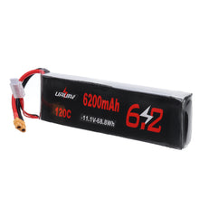 URUAV 11.1V 6200mAh 120C 3S Lipo Battery XT60 Plug for RC Drone