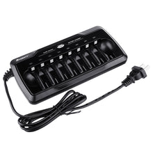 RYDBATT JBC026-11 8 Slots LED Display Smart Battery Charger for AA AAA Battery
