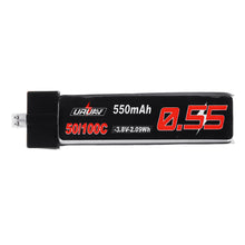 5Pcs URUAV 3.8V 550Mah 50/100C 1S HV 4.35V Lipo Battery PH2.0 Plug for Emax Tinyhawk Kingkong/LDARC TINY