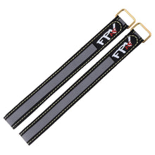 2Pcs RJX 20X350/400mm Thread Stitching Reflective Battery Strap Metal Buckle for RC Battery
