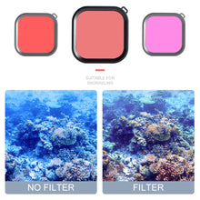 RUIGPRO Diving Lens Filter Red / Pink / Purple For GoPro Hero 8 FPV Action Camera