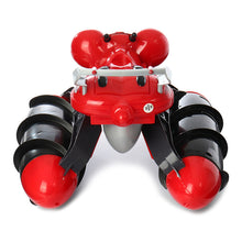 LX 1/14 9025 2.4G 4WD RC Car Amphibious StuntWith Light All-Terrain Off-Road Waterproof Truck Toys 