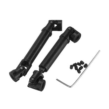 2PCS Black Upgrade Metal Parts Drive Shaft For WPL HengLong 1/16 RC Crawlers Car