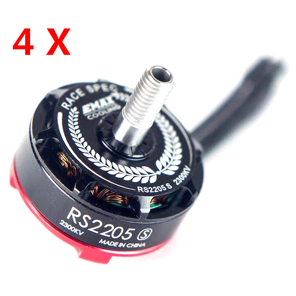 4x Emax RS2205S 2300KV Racing Edition Brushless Motor for RC Drone FPV Racing