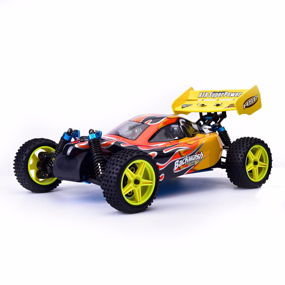 HSP Baja 94166 1/10 2.4G 4WD RC Car Backwash Off-road Truck With 18cxp Engine RTR Toy