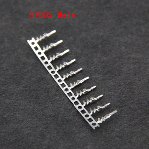 10Pcs 51005 51006 Male and Female Hosing Plug 2P Plug-in Metal Terminal Battery Terminal