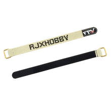 2Pcs RJXHOBBY 200-400mm Non-Slip Battery StrapBattery Tie Down Metal Buckle for Lipo Battery
