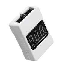 BBX1S-8S Battery Voltage Tester Low Voltage Buzzer Alarm for 1-8S Lipo Battery 