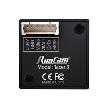 RunCam Racer 3 Mini FPV Camera CMOS 1000TVL Super WDR 6ms Latency 1.8mm/2.1mm for FPV Racing Drone RC Plane  