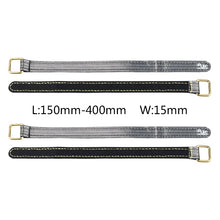 4Pcs RJXHOBBY 150-400mm 3M Fiber Battery Straps Metal Buckle for Lipo Battery