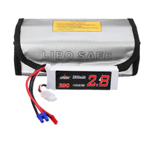 URUAV 7.4V 2800mAh 20C 2S Lipo Battery EC2 Plug JST Plug with Fire-Proo Bag for Hubsan H501S H501A H501M H501C