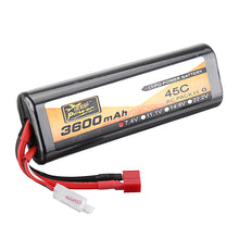 ZOP Power 7.4V 3600mAh 45C 2S Lipo Battery T Plug for RC Car Quadcopter