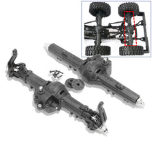 Front +Rear Black Gear Box Set for 1/10 Axle HG P401/P402/P601 Crawler RC Car Truck Parts