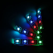 WS2812 Colorful Highlight LED Night Light Strip Remote Control Switch Ten Modes