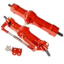 Racerstar 2PCS Front Rear Bridge Axle Set for WPL Heng Long JJRC 1/16 Rc Car Upgrade Spare Parts