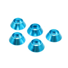 Aluminum Alloy M3 Hexagon Screw Cup Shaped Washer 5Pcs Set