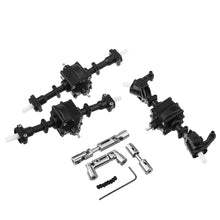 Differential Metal Front+Rear+Middle Bridge Axle For JJRC Q60 Q63 Q64 RC Car Parts